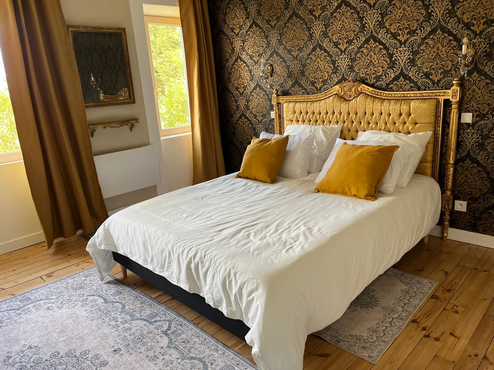 La chambre avec deux lits simples